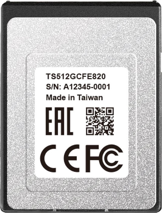 Atmiņas karte Transcend CFExpress 820, 512 GB
