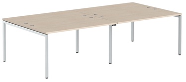 Skyland Xten-S Office Desk XWST 2814 Tiara Beech/Aluminium
