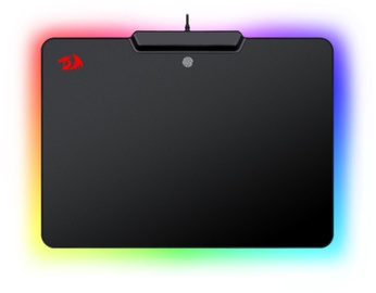 Peles paliktnis Redragon Epeius RGB P009, 350 mm x 250 mm x 3.6 mm, melna
