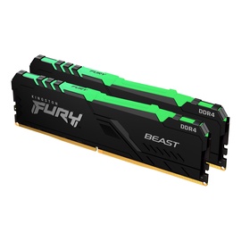 Оперативная память (RAM) Kingston Fury Beast, DDR4, 16 GB, 3200 MHz