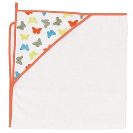 Ceba Baby Bath Towel Butterflies White