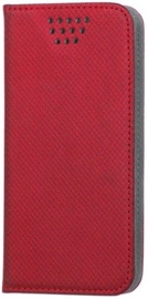 GreenGo Universal Smart Book Case 5.5-5.7" Red