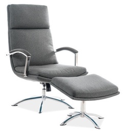 Fotelis Signal Meble Jefferson Grey, 63x80x109 cm