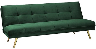 Dīvāngulta Signal Meble Moritz Velvet Green/Gold, 181 x 106 x 88 cm