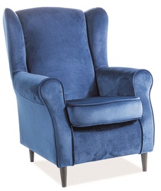 Fotelis Signal Meble Baron Navy Blue, 75x80x101 cm