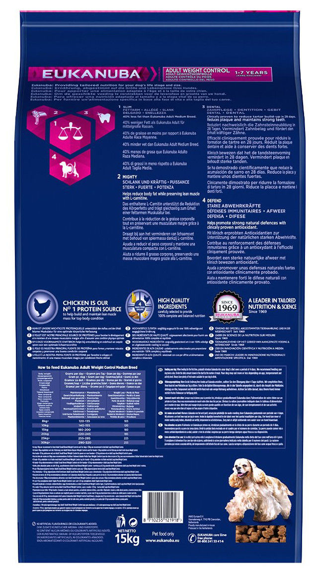 eukanuba weight control medium