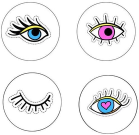 Mondex Molly Magnets Set Eye 24pcs