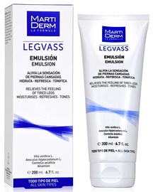 Ķermeņa emulsija Martiderm Legvass, 200 ml