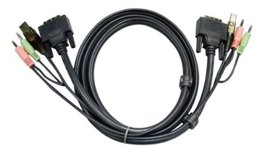 Aten 2L-7D03UI KVM Cable DVI-I, USB, 3.5 mm