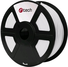 Расходные материалы для 3D принтера C-Tech 3DF-PLA1.75-W, 330 м, белый