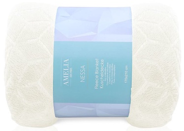 AmeliaHome Nessa Fleece Blanket Cream 170x210cm