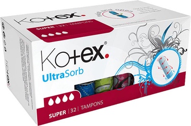 Kotex UltraSorb Super Tampons 32pcs