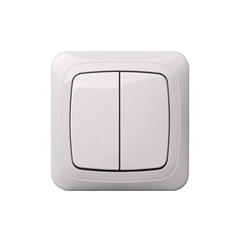Jungiklis Liregus Alfa, 2kl, baltos spalvos, IP44