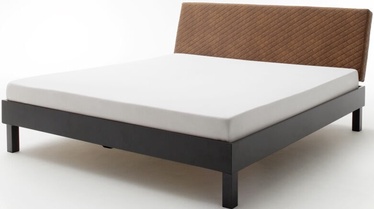 Gulta Meise Möbel Boston-1 Block Metal Foot Cognac, 200x140 cm