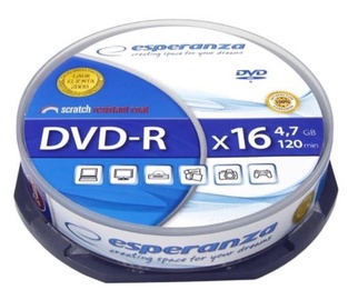 Esperanza DVD-R 4.7GB 16x 10pcs