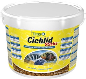 Zivju barība Tetra Cichlid Sticks, 10 l