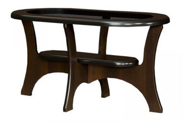 Bodzio S03 Oval Coffee Table Walnut