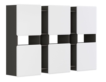 Seinariiul Black Red White Possi, hall, 180x32x115 cm