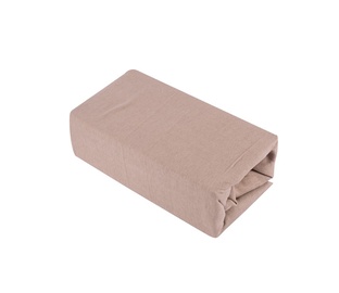 Voodilina Okko Jersey 125GSM, pruun, 160x200 cm, kummiga
