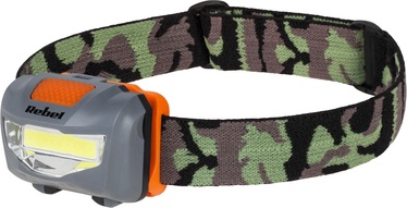Фонарь на голову Rebel 3W Universal Head Torch white LED diodes Green