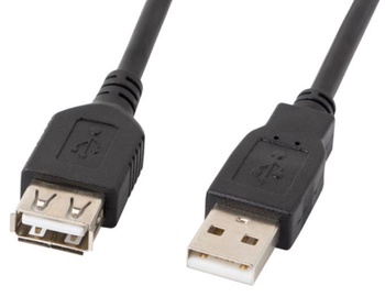 Lanberg Cable USB to USB Black 0.7m