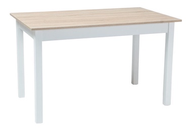Pusdienu galds Signal Meble Horacy Oak/White Matt, 1000x600x750 mm