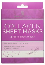 Skin Academy 2 Fabric Sheet Masks Enriched With Collagen 2pcs
