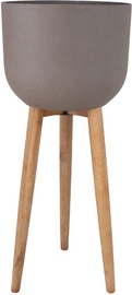 Puķu pods Home4you Sandstone 72415, brūna, Ø 400 mm