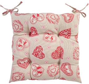 Home4you Chair Cover LOVE & LOVE 40x40cm Light