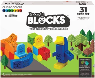 Konstruktorius People Blocks Classic Colors, 31 vnt.