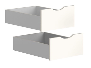 Black Red White Drawers for Stanford Wardrobe Grey/White