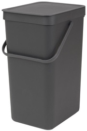 Atkritumu tvertne Brabantia 109966, pelēka, 16 l