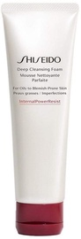 Attīrošas sejas putas Shiseido Defend Skincare Deep Cleansing, 125 ml, sievietēm