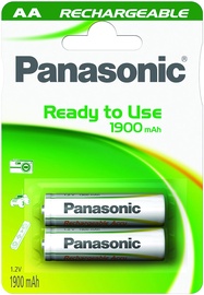 Panasonic Evolta P-6E rechargeable battery 2 x AA 1900mAh