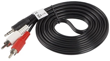 Juhe Lanberg 3.5 mm, RCA male x 2, 2 m, valge