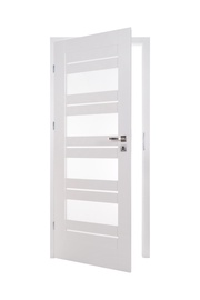 Siseukseleht PerfectDoor Evia 01, vasakpoolne, valge, 203.5 x 84.4 x 4 cm