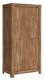 Black Red White Gent Wardrobe Stirling Oak