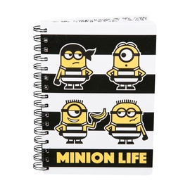 Sąsiuvinis su spirale Minions MIN13-652, A5, 100 lapų