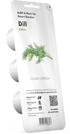 Gudrā dārza sēklas Click & Grow, dilles, 40 g, 3 gab.