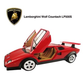 Žaislinė mašina Lamborghini Countach, raudona, juoda