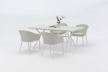 Комплект уличной мебели Masterjero J1143/J2291, белый, 1-4 места