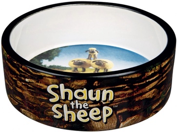 Trixie Shaun the Sheep Ceramic Bowl Brown 300ml