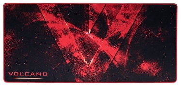 Peles paliktnis Modecom Volcano EREBUS, 900 mm x 420 mm x 3 mm, melna/sarkana