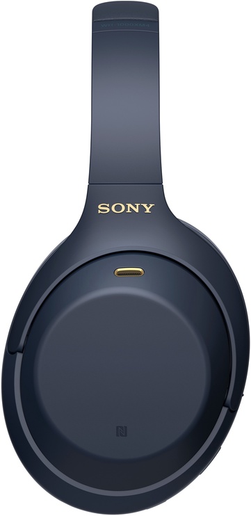 Bezvadu austiņas Sony WH-1000XM4, zila