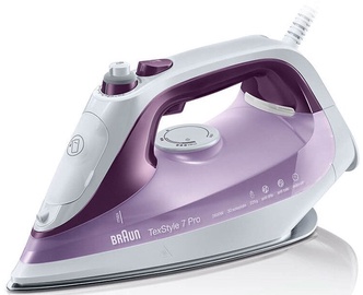 Braun Steam Iron TexStyle 7 Pro SI 7066 Velvet Purple