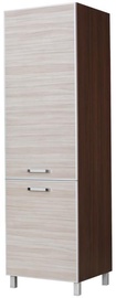 Bodzio Ola High Narrow Kitchen Cabinet 60 Left Nut Latte