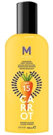 Mediterraneo Sun Carrot Sunscreen Dark Tanning Lotion SPF15 100ml
