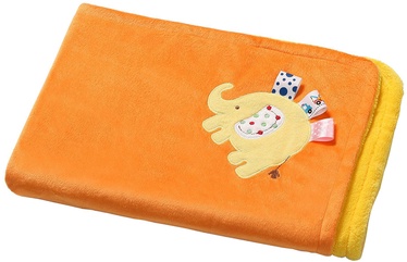 Babyono 3D Microfiber Double-Sided Blanket 1401 Orange