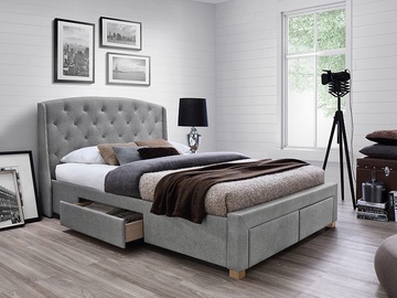 Signal Meble Madison Bed 219x170cm Grey
