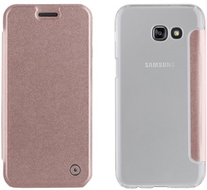 Muvit Folio Cover For Samsung Galaxy A5 A520 Rose Gold
